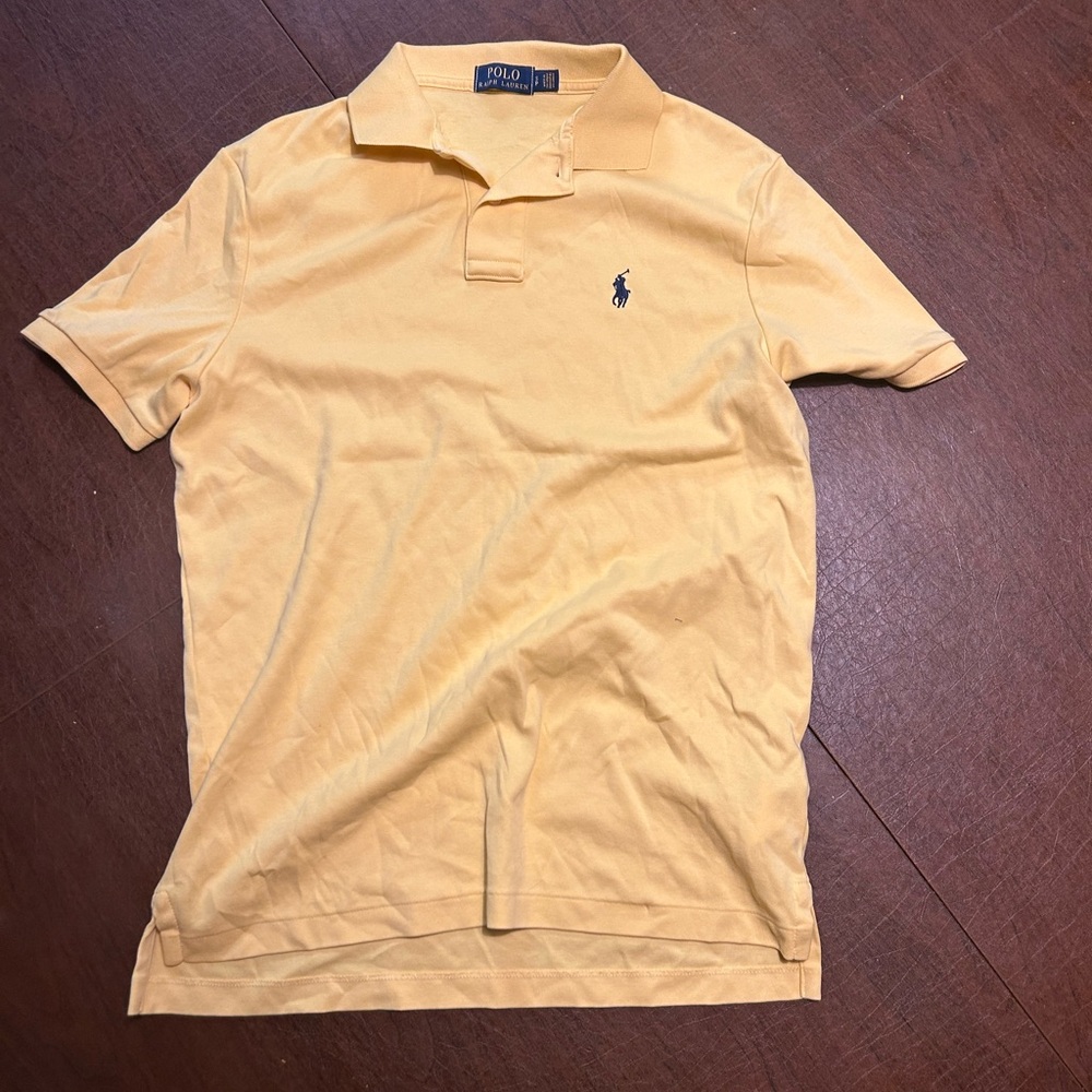 Ralph Lauren Men's Polo Shirt in Vibrant Yellow